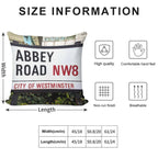 Abbey Road Soft Easy Maintenance Throw Pillow