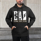 The Myth The Legend Dad The Lineman, Fun Gift 4 Fathers Moisture-Wicking Hoodie