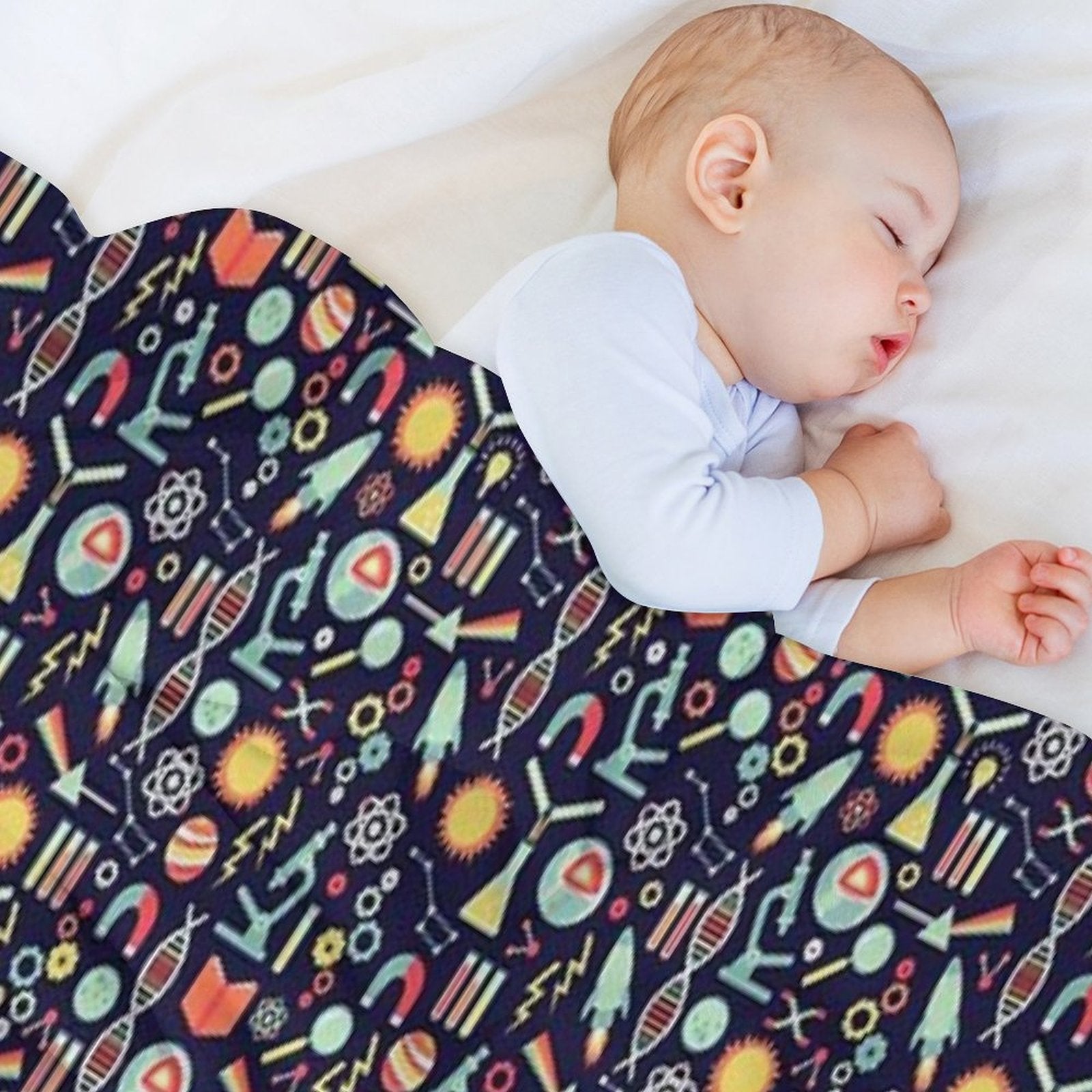 Science Studies Durable Throw Blanket