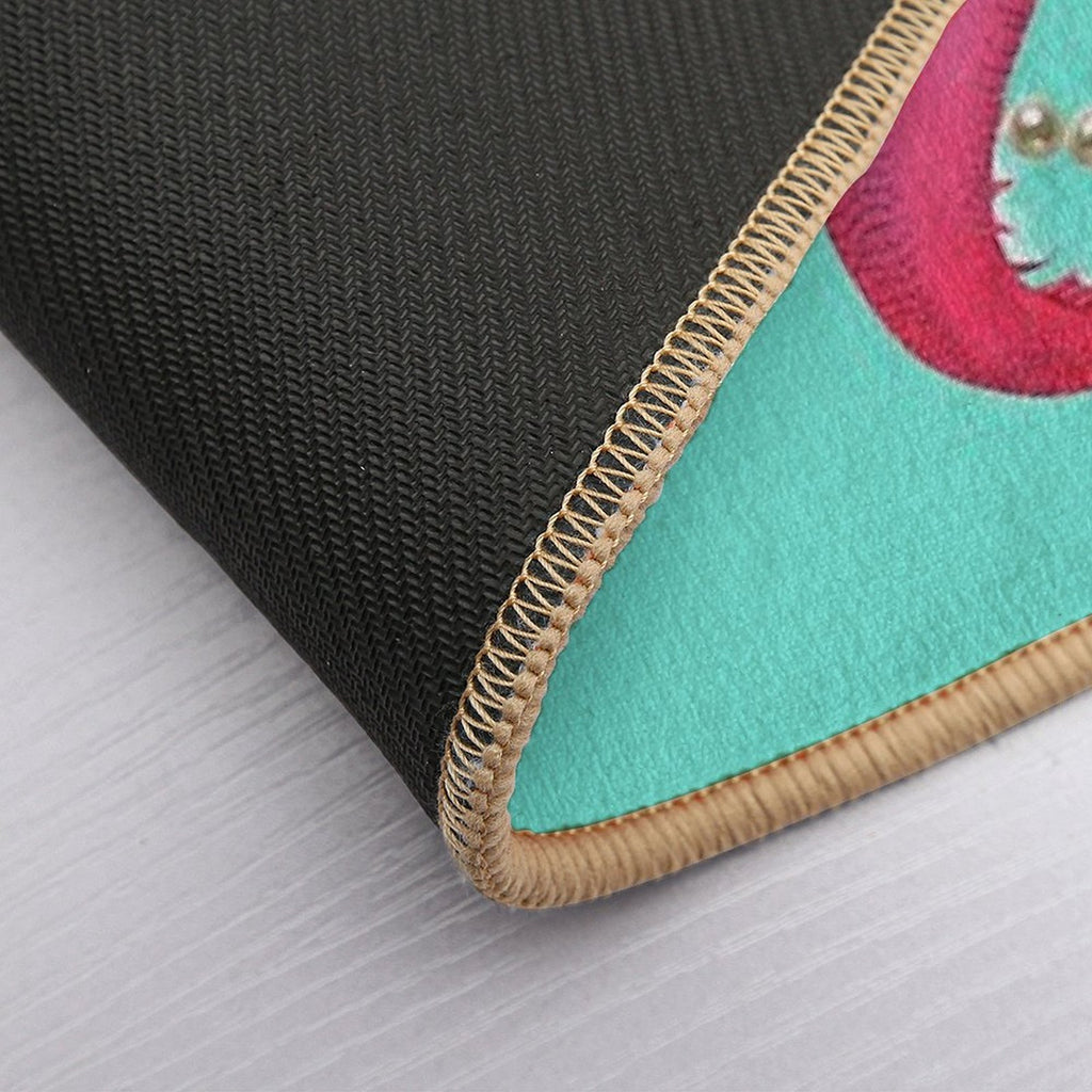 Love Is Like A Mermaid  Fade-Resistant Bath Mat