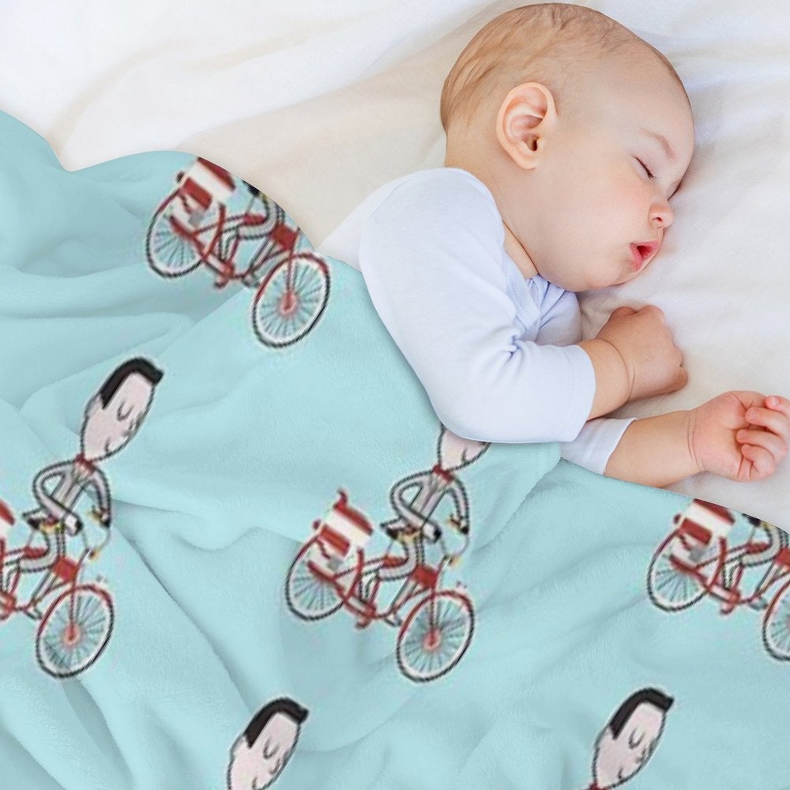 My Bike - Pee Wees Big Adventure Plush Throw Blanket