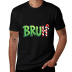 Bruh Christmas Kidsns Boys Funny Christmas Humor Meme  Oversized Silhouette T-Shirt