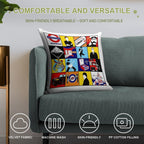 The Jam Mod Art Soft Easy Maintenance Throw Pillow