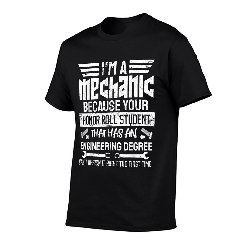 Mechanic Car Guy Mechanics DIY Handyman Garage Repair Shop  Wrinkle-resistant T-Shirt