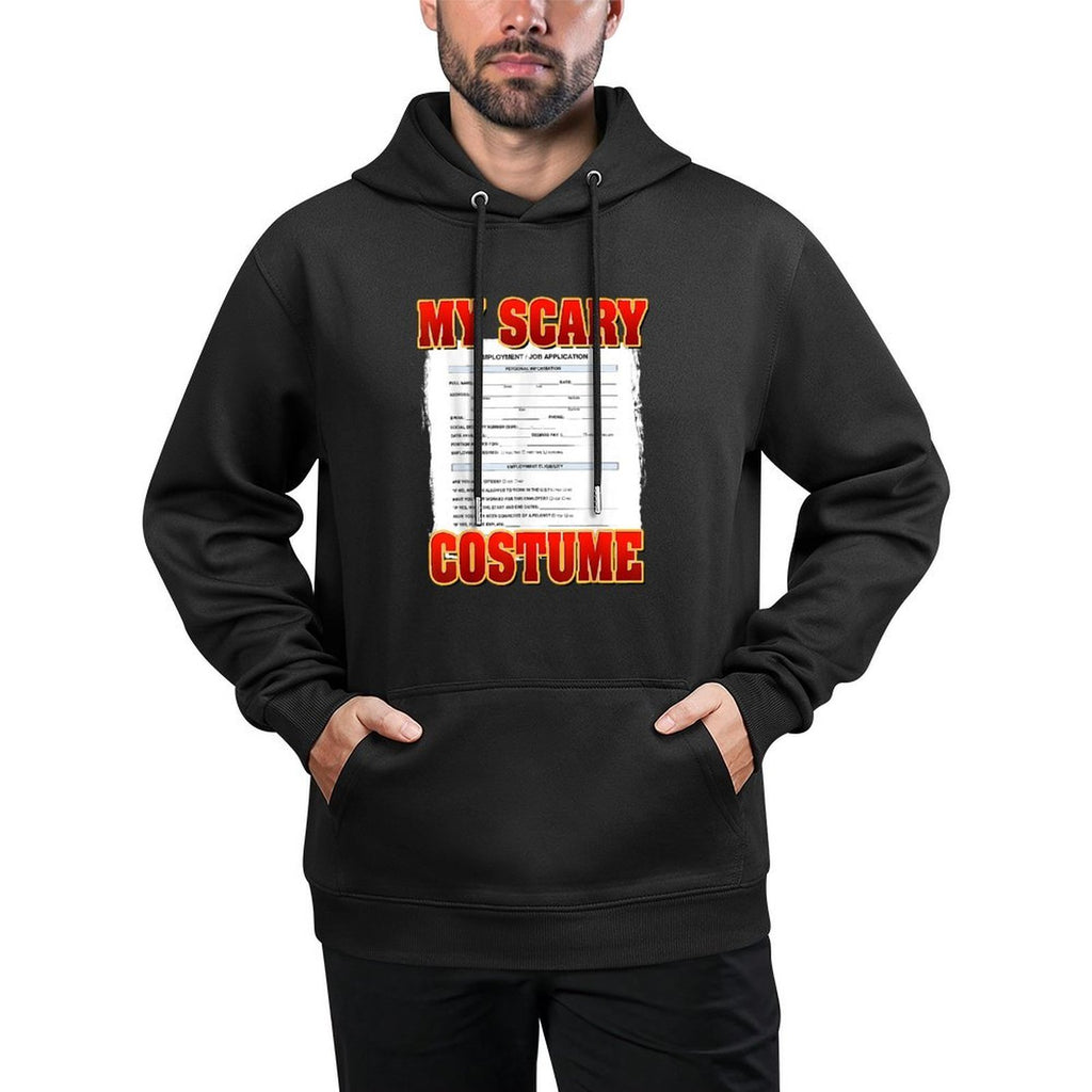 My Scary Custom Funny Job Application Meme Custom Halloween Layering Staple Hoodie