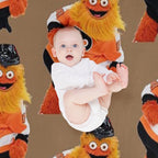 Gritty Mascot Shirts All-season Throw Blanket
