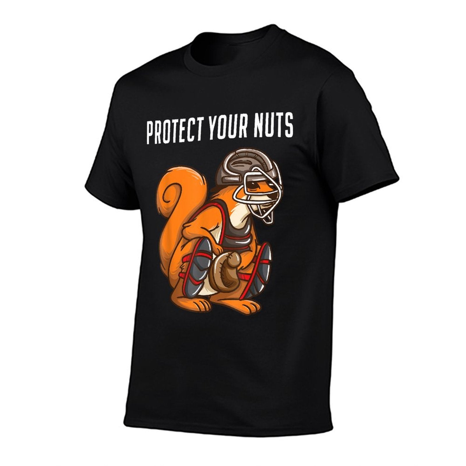 Funny Squirrel Lover Baseball Catcher Gift Boys Girls Animal  Durable T-Shirt