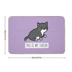 This Is My Tuxedo - Cute Kawaii Tuxedo Cat  Versatile Bath Mat