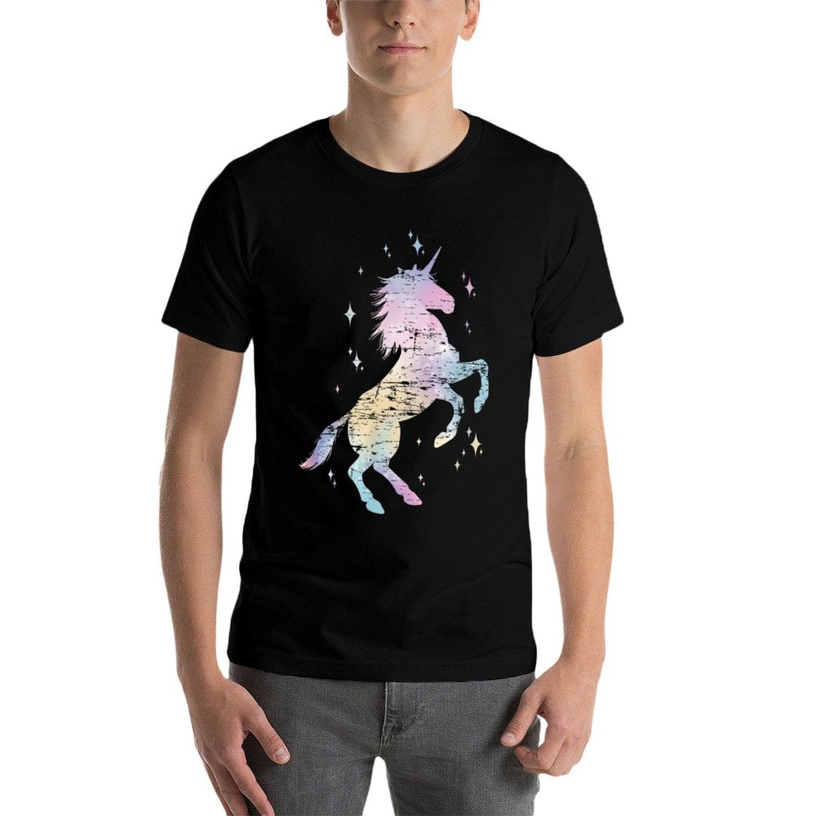 Rainbow Animal Fairy Unicorn Lover Girls Women Gift Unicorn  Tagless Design T-Shirt