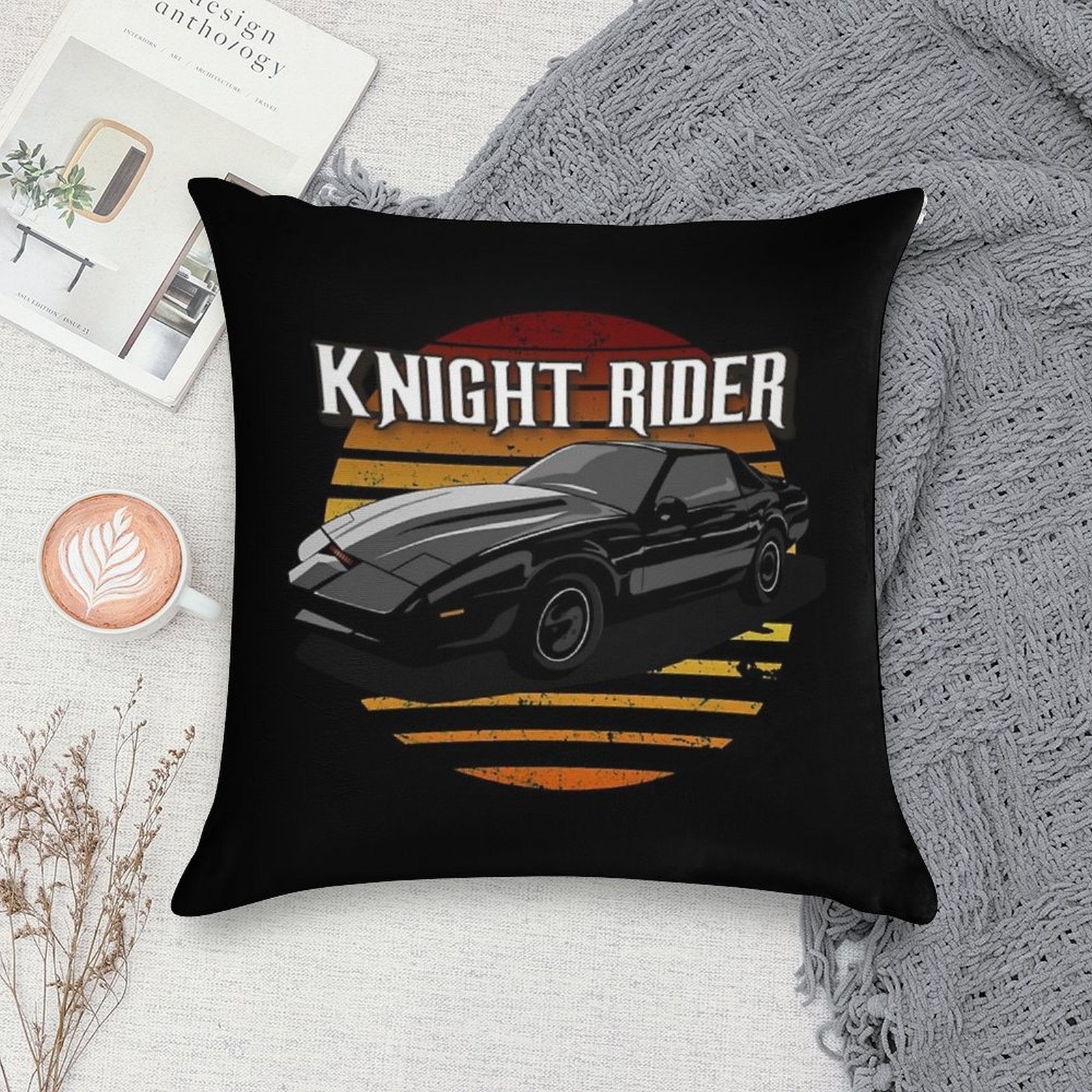 Knight Rider KITT Soft Gift Ready Throw Pillow