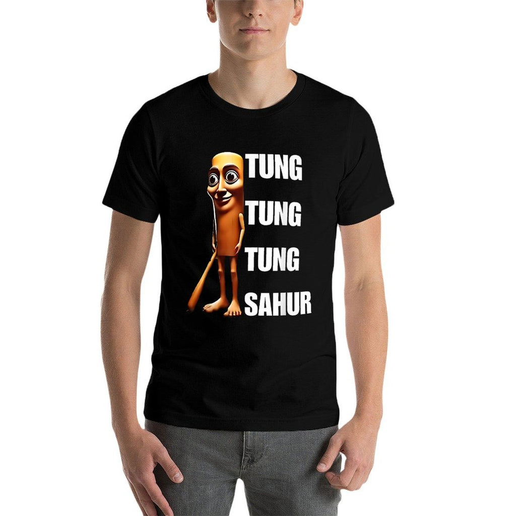 Tung Tung Tung Sahur - Italian Brainrot Meme  Eco-friendly Material T-Shirt