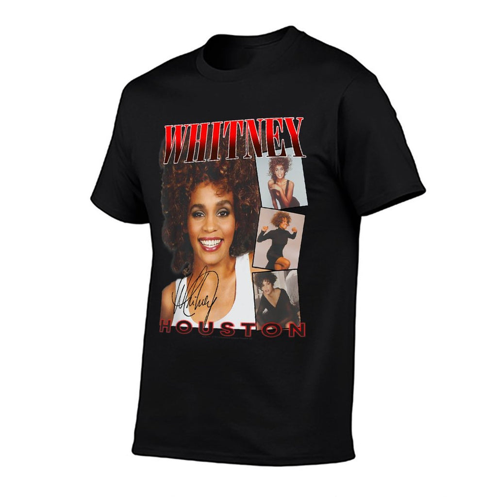 Whitney Houston Face Photos Comfortable T-Shirt