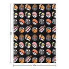 Sushi Family! Gift-ready Throw Blanket