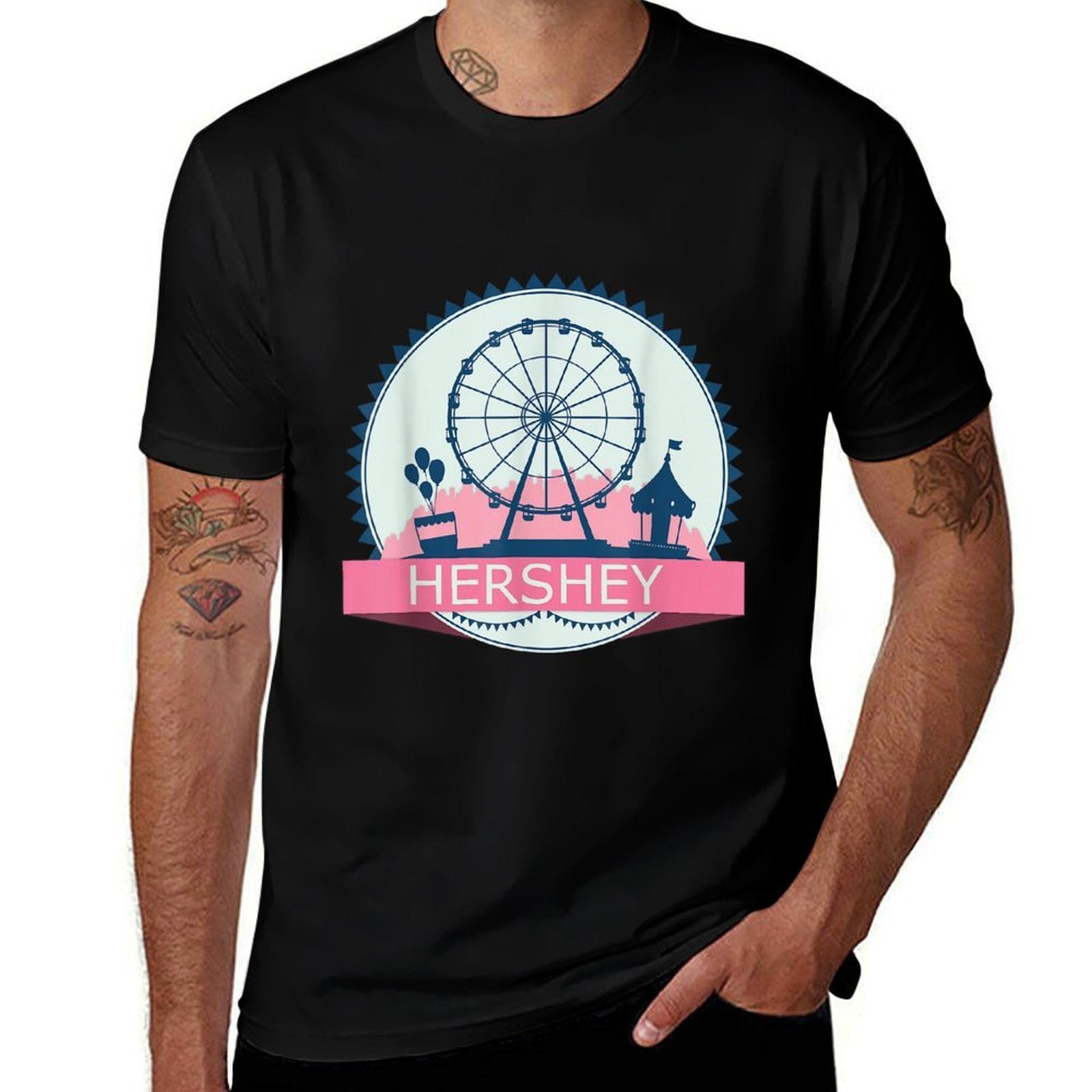 VINTAGE HERSHEY PA, PENNSYLVANIA, PARK RETRO  Classic T-Shirt