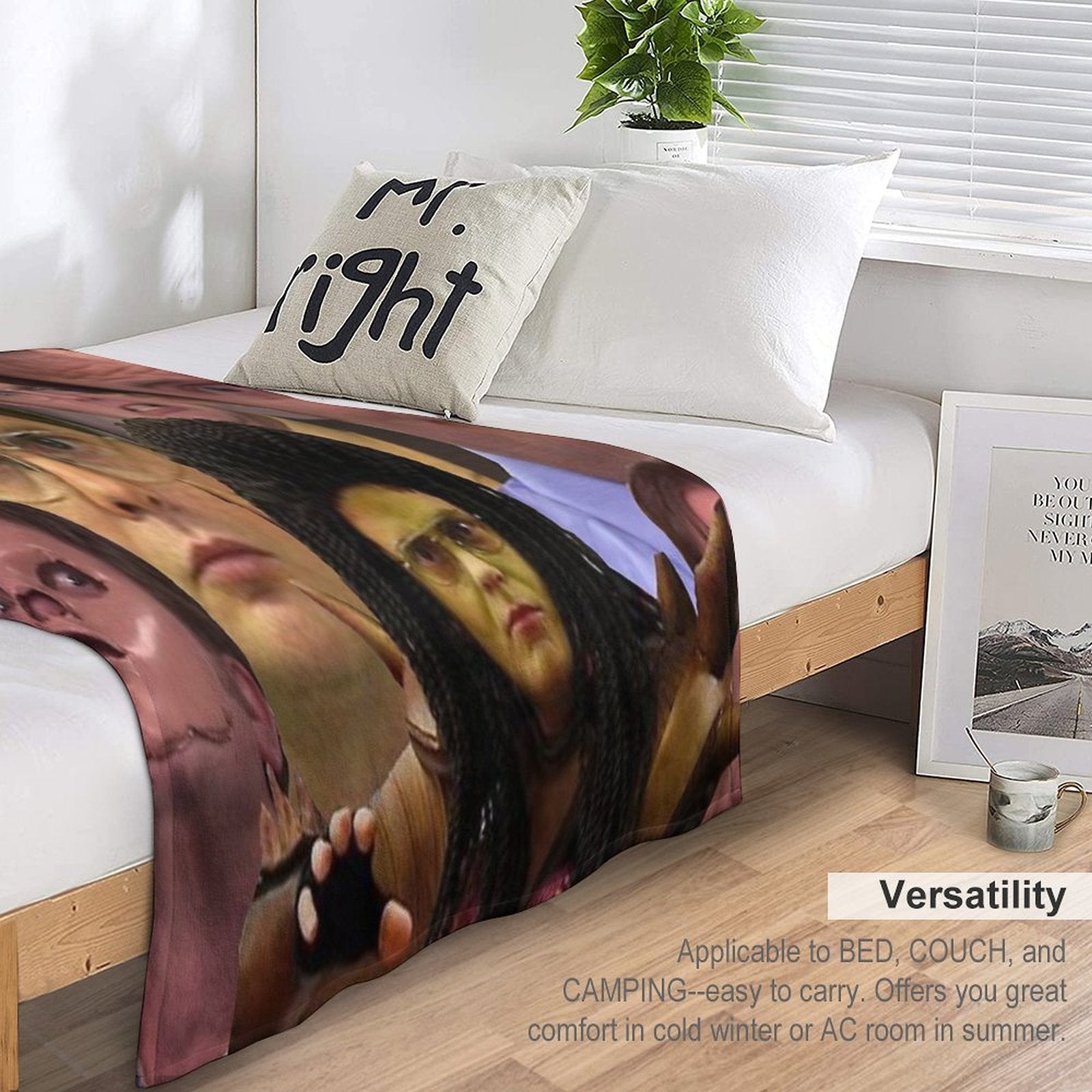 Dwight K. Schrute Travel-friendly Throw Blanket