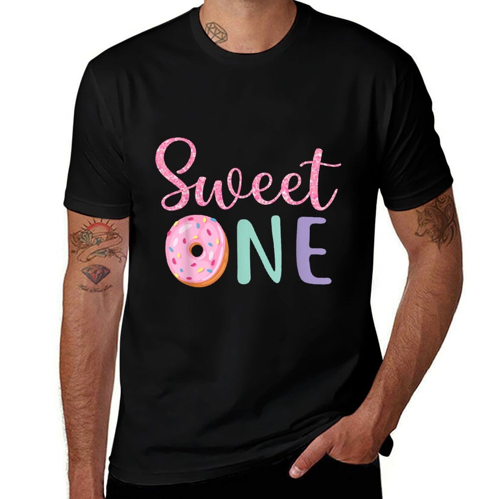 One of The Sweet One First Birthday Matching Family Donut  Soft T-Shirt