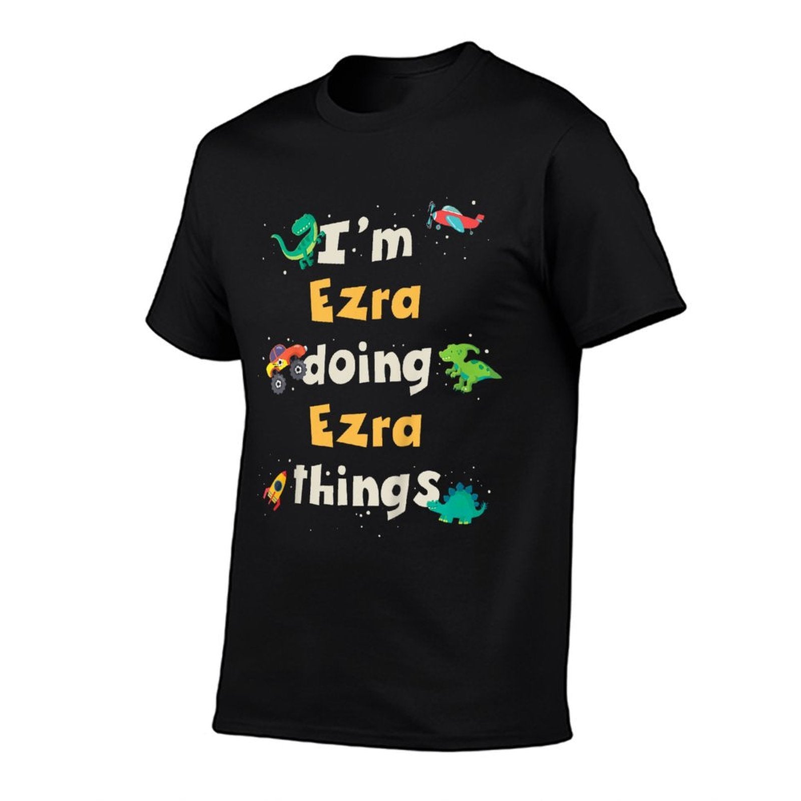 Kids Cool Ezra Personalized First Name Boys  Moisture-wicking T-Shirt