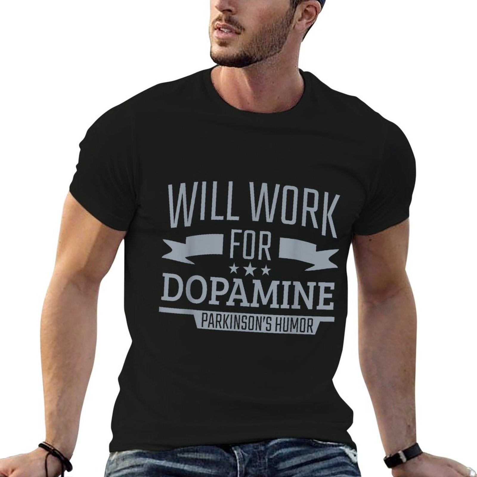 Parkinsons Disease Awareness Work For Dopamine Parkinsons Comfortable T-Shirt