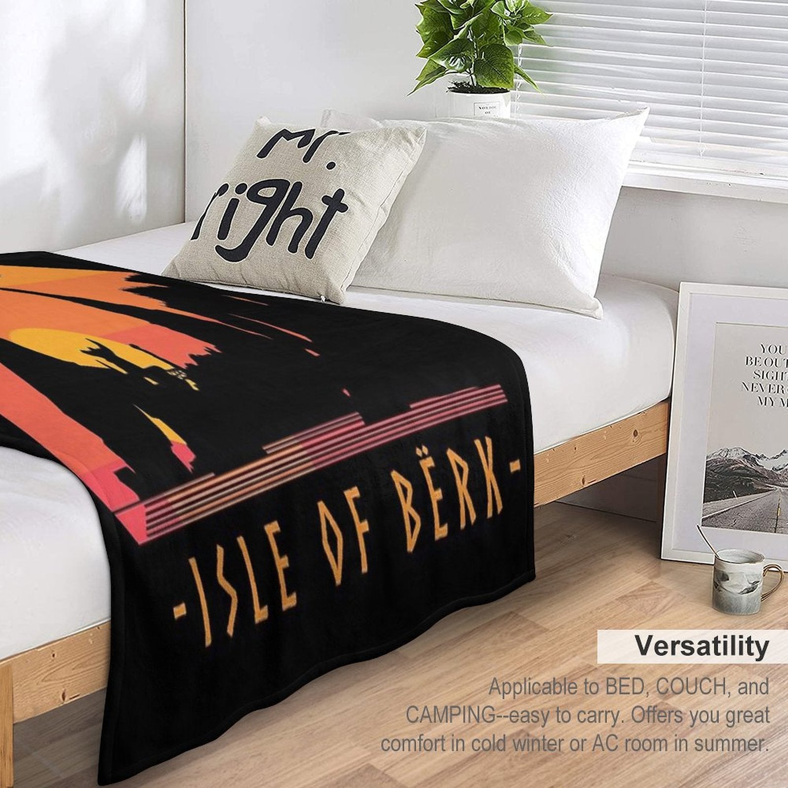 Isle of Berk ✅ Sustainable Throw Blanket