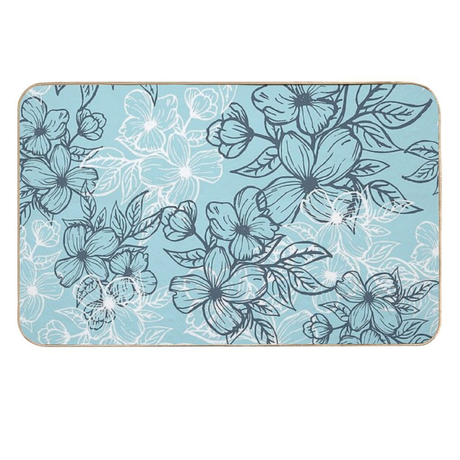 Flower Garden  Fade-Resistant Bath Mat