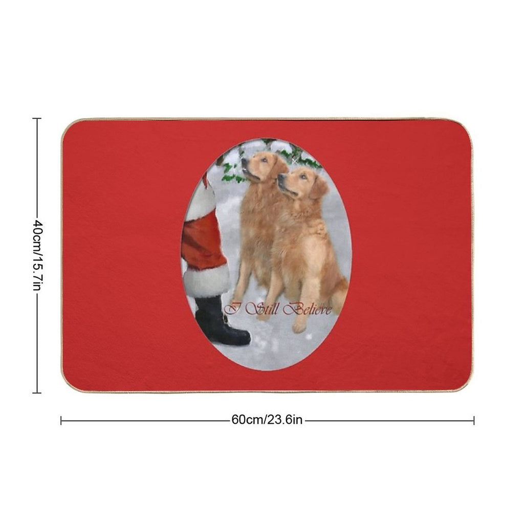 Golden Retriever Christmas Gifts  Odorless Bath Mat