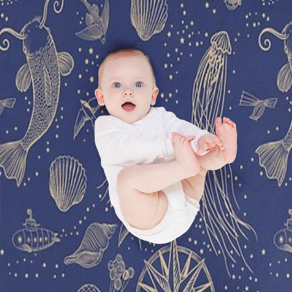 Ocean Meets Sky - Hardcase Plush Throw Blanket