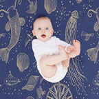 Ocean Meets Sky - Hardcase Plush Throw Blanket