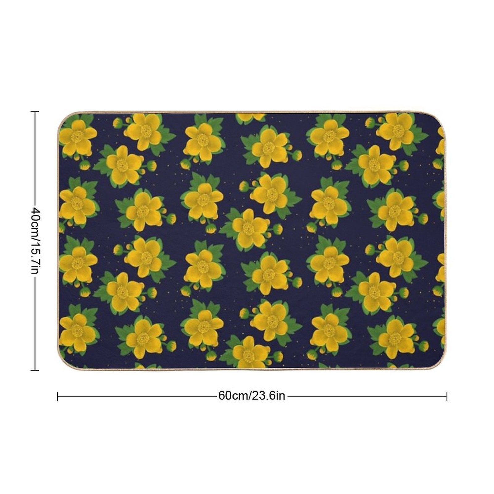 Buttercup Bae  Dirt-Trapping Bath Mat