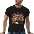 Back To School Rainbow Happy First Day Of Pre-K Gift  High-quality Stitching T-Shirt