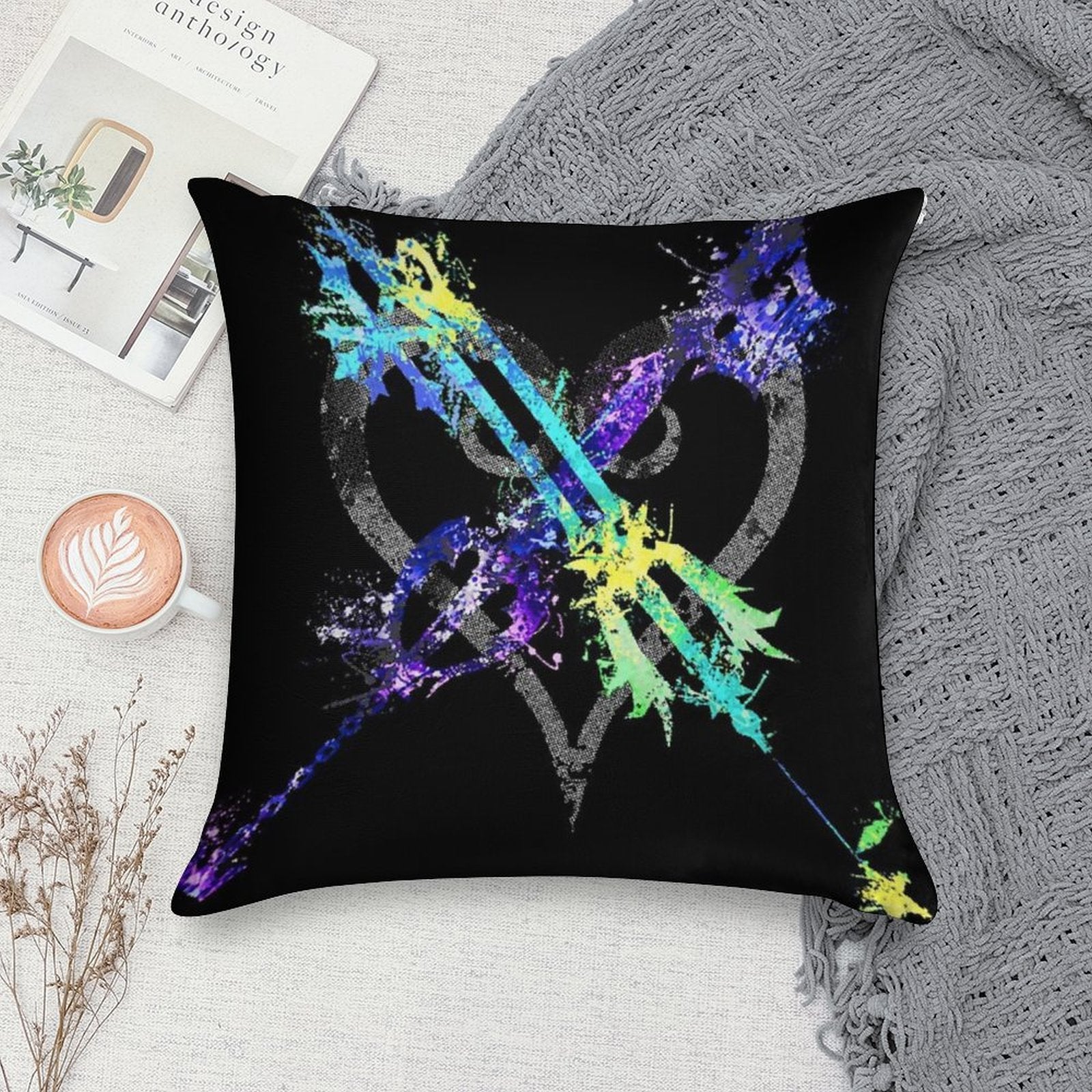 Hope in The Darkness Soft High-Density Material Throw Pillow