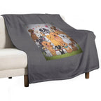 Cute Dogs Machine-washable Throw Blanket