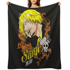 Sanji Vinsmoke Plush Throw Blanket