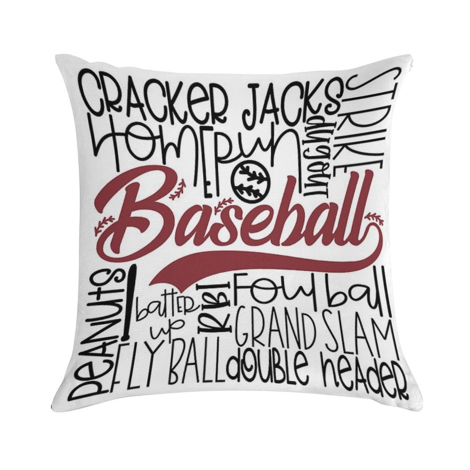 Baseball Soft Durable Construction Throw Pillow