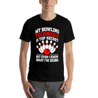 My Bowling Technique Is Top Secret Men Women Bowler  Slim-fit Cut T-Shirt