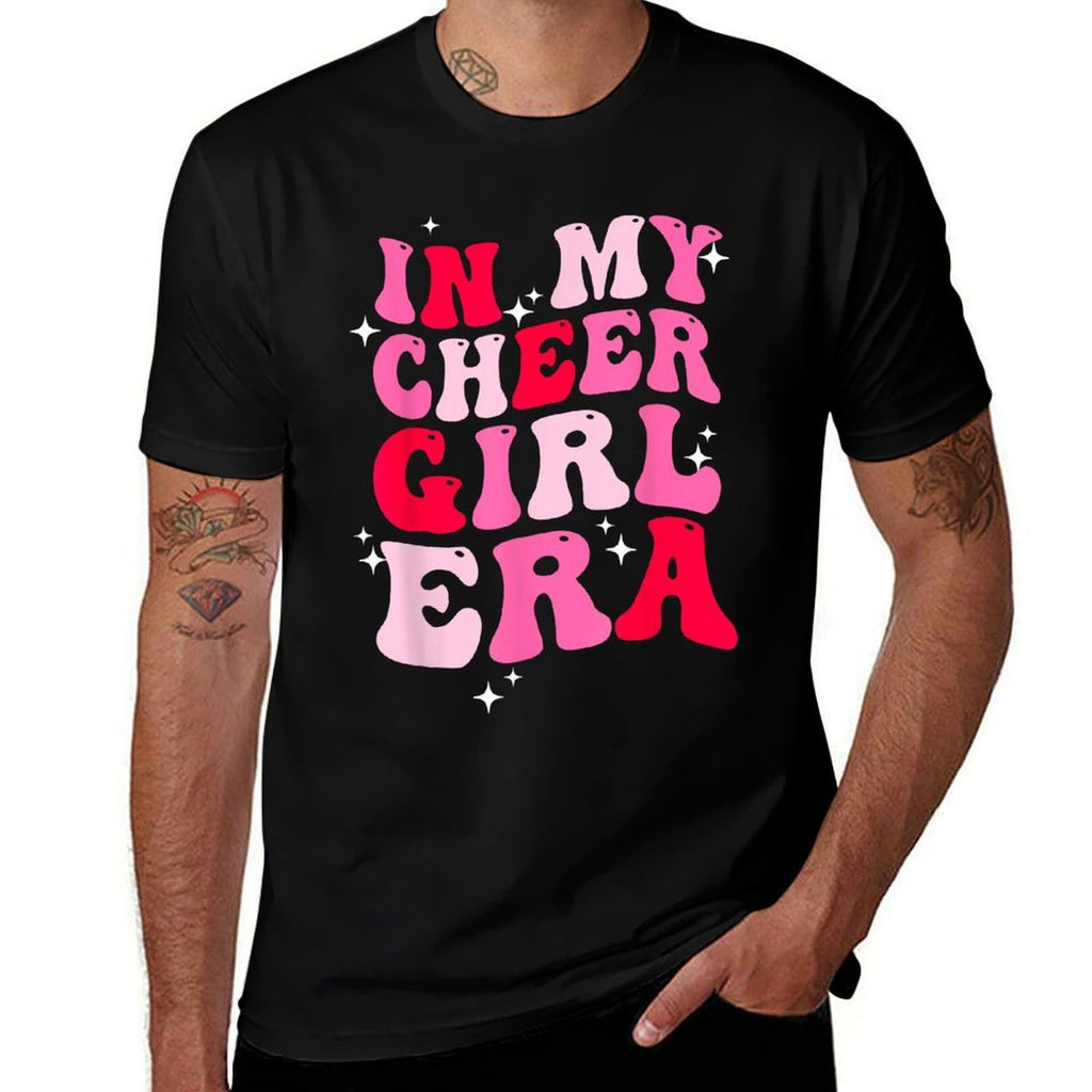 In My Cheer Girl Era Groovy Cheerleader Cheerleading Girl  Classic T-Shirt