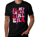 In My Cheer Girl Era Groovy Cheerleader Cheerleading Girl  Classic T-Shirt