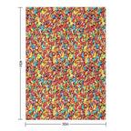 Fruity Cereal Compact Throw Blanket