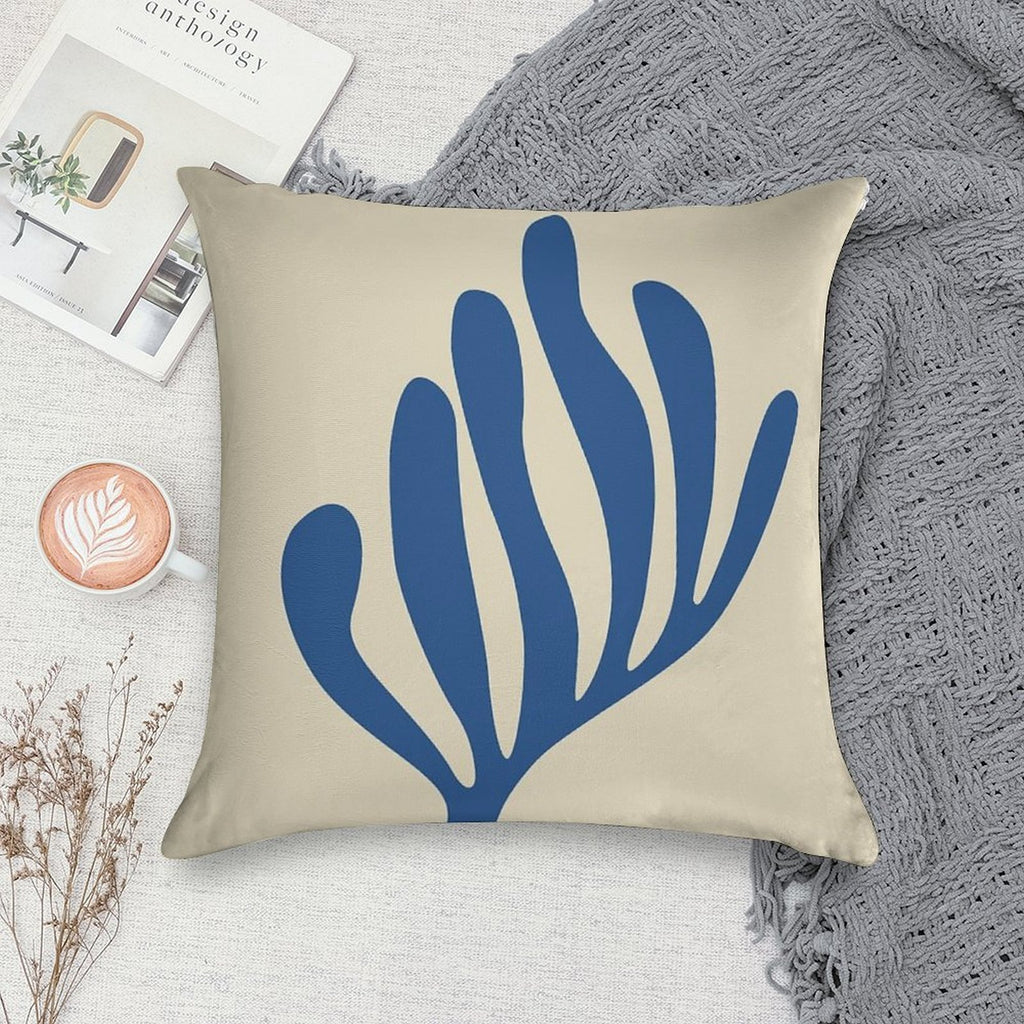Henri Matisse - The Cutouts - Blue - Matisse Exhibition Soft Style Accent Throw Pillow