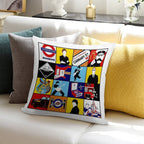 The Jam Mod Art Soft Easy Maintenance Throw Pillow