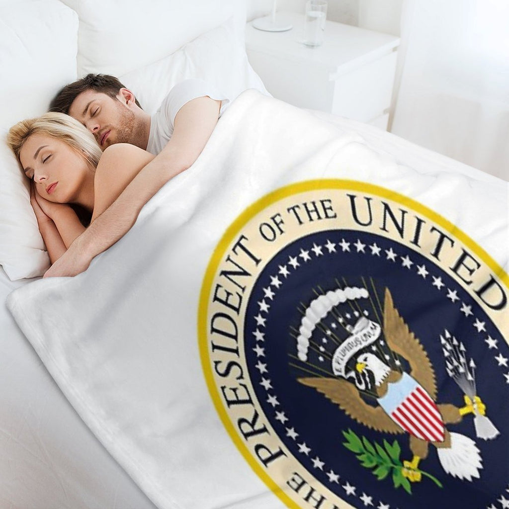 United States Presidential Seal. Seal of The President of The United States Quick-dry Throw Blanket