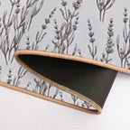 Lavender Flowers, Bunch of Flowers. Spring Lavender Beauty  Odorless Bath Mat