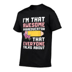 Para ParaProfessional Teacher Awesome Educator Men And Women  Moisture-wicking T-Shirt