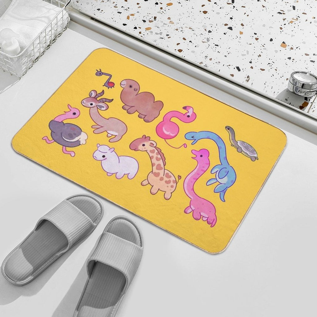 Loooooong Neck  Odorless Bath Mat