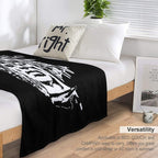 Sillhouette Retro Rapper 90s Durable Throw Blanket