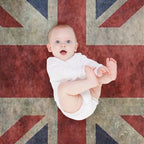 A Grunge Looking Distressed Union Jack Uk Version Velvety-soft Throw Blanket