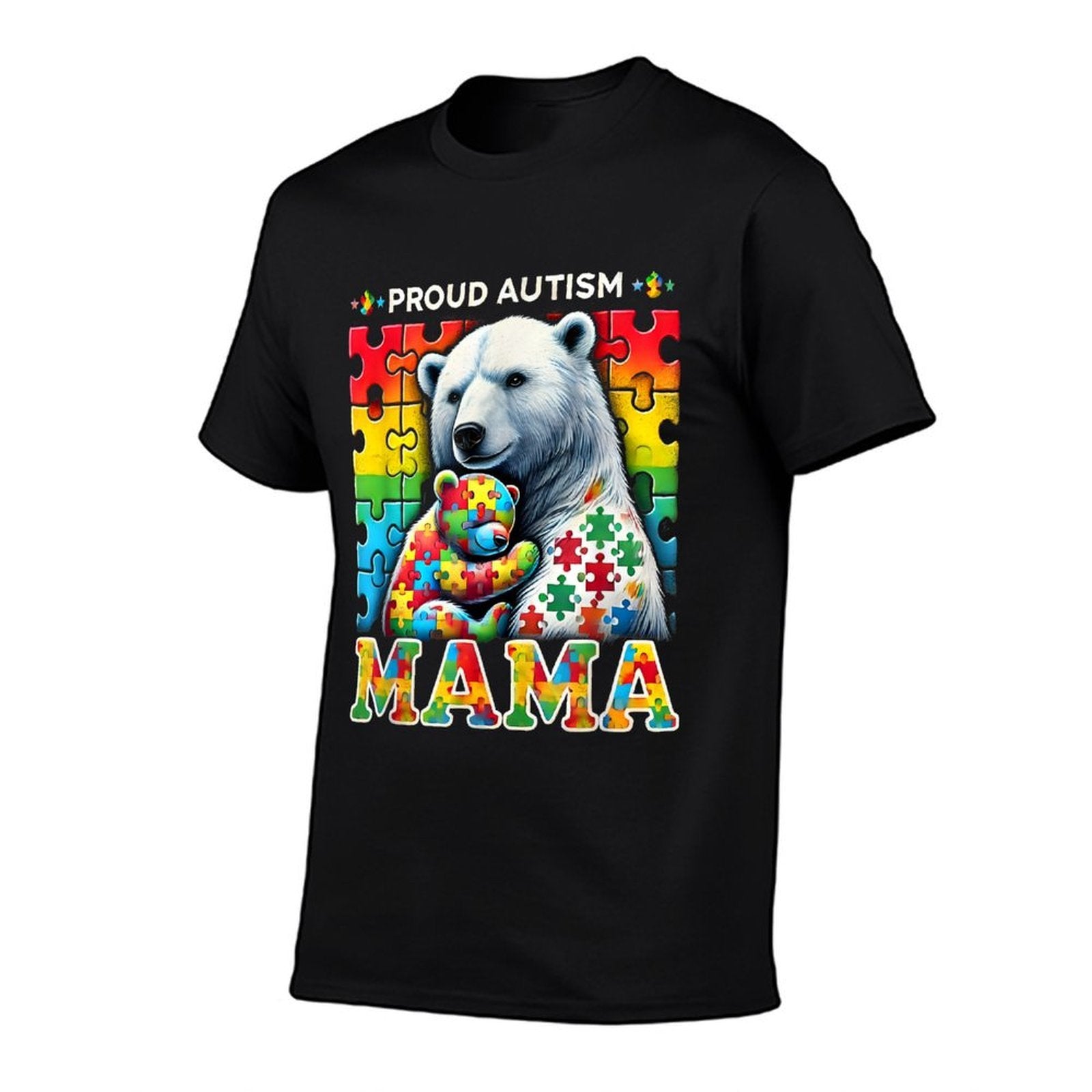 Autism Awareness Family Proud Autism Mama Bear Love  Breathable T-Shirt