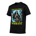 Come Back With A Warrant Cringe Skeleton Meme  Eco-friendly Material T-Shirt