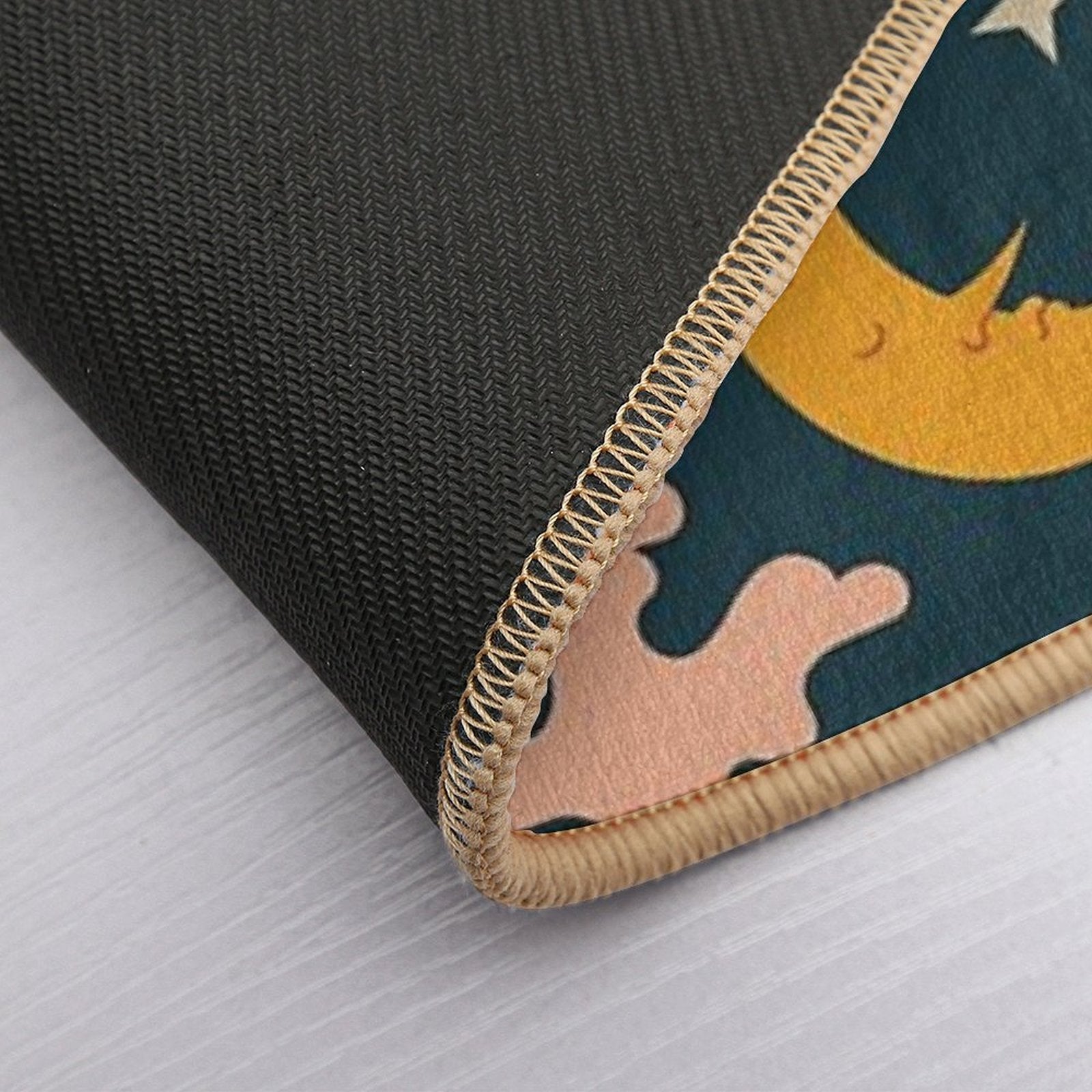 The Love of The Sun And The Moon.  Fade-Resistant Bath Mat