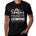 Santas Favorite Grandma Ugly Sweater Christmas Funny  Moisture-wicking T-Shirt