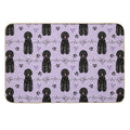 Love Black Portuguese Water Dog  Toxin-Free Bath Mat